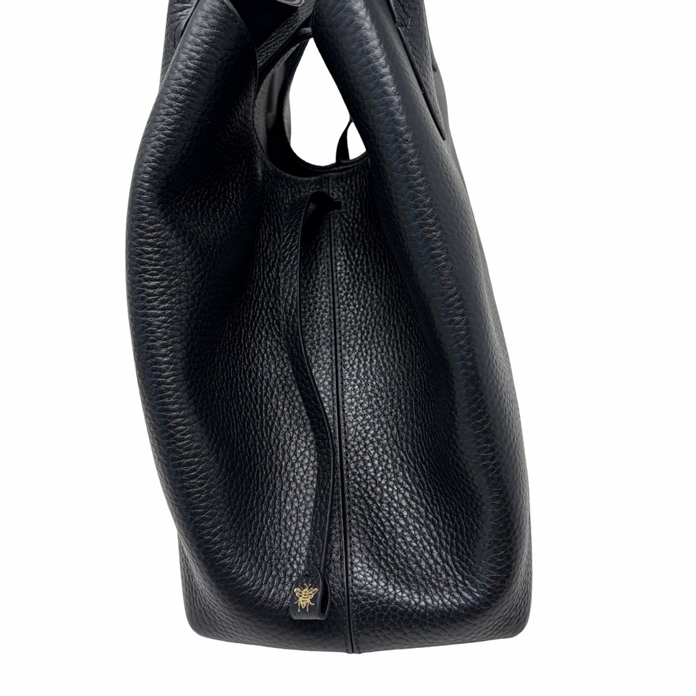 Aspinal Large Paris Black Pebble Bag, NWT - Picture 3 of 16